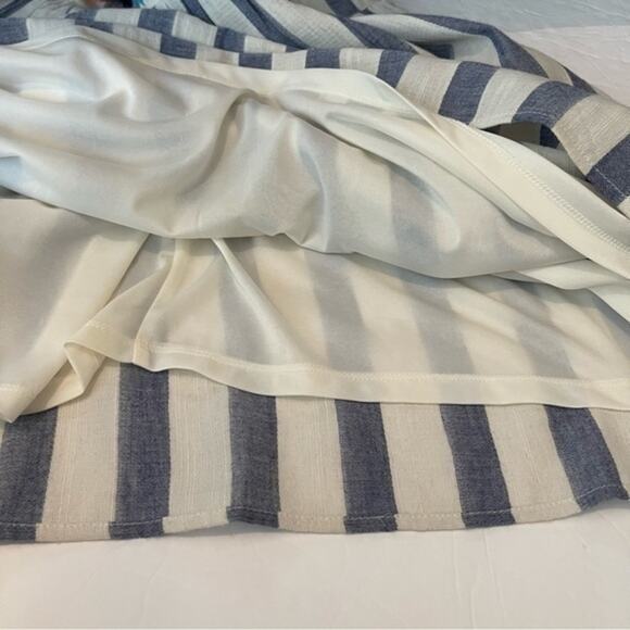 Altar’d State‎ Embroidered Blue & White Striped 100% Cotton Dress NWOT Size S - Picture 9 of 11